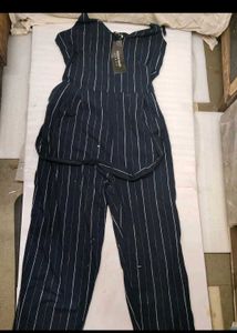 Stylish Striped Jumpsuit
