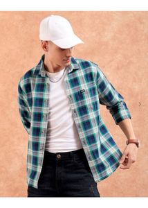 Men Casual Checked Shirt