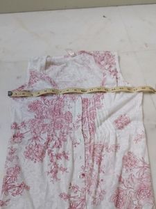 White Pink Floral  Shrug