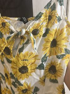 Sunflower Print Sundress