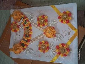 Floral Jewellery Set - Haldi Ceremony