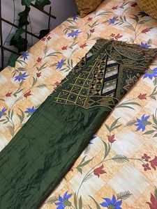 Green Embellished Dupatta