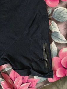 Men's Dark Blue Henley T-Shirt