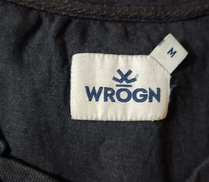 WROGN Navy &amp; Brown Striped V-Neck T-Shirt