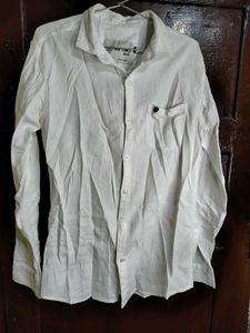 Pure White Formal Mens Shirt