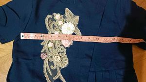 🌺Blue Floral Casual Wear For 8 Yrs- New