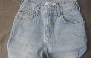 Light Blue High Waist Slim Fit Jeans🩵