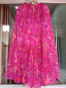 Bohemian Floral Tiered Maxi Skirt