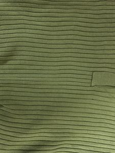 Lime Green Ribbed Knit Top