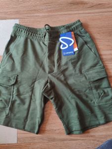 Sporto Olive Green Cargo Shorts
