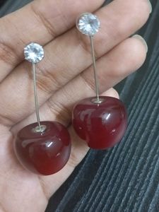 Cute Cherry Earrings 🍒