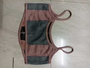 Colorblock Spaghetti Strap Crop Top