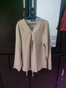 Elegant V-Neck Long Sleeve Top