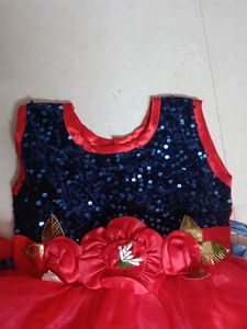 Girls Party Ware Unused  Red Frock