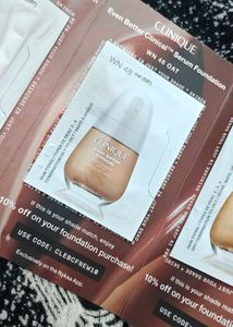 Clinique Foundation Sample Pack