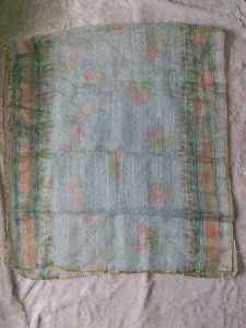 Pastel Floral Organza Dupatta