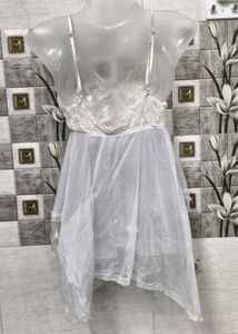 White Lace Babydoll Lingerie