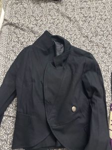 short Black blazer jacket