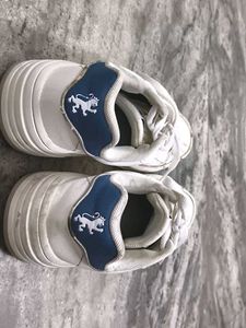 women's White Sneakers with Logo