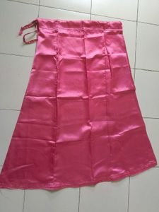 Elegant Pink Satin Petticoat