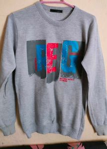 Grey "REG" Graphic Sweatshirt