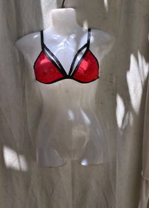 819. Red Strappy Bralette