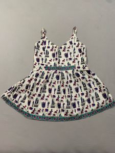 Bohemian Printed A-line top