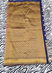multi colour Banarasi  Silk pattu saree