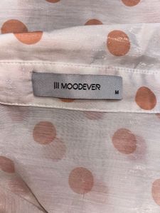 Imported Polka Dot Tie-Front top