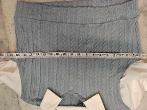 Shein Preppy Cable Knit Vest Top