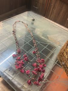 Boho Beaded Tassel Necklace