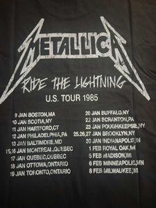 Metallica US Tour 1985 T-Shirt