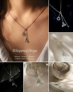 Elegant "Whispered Drops" Necklace