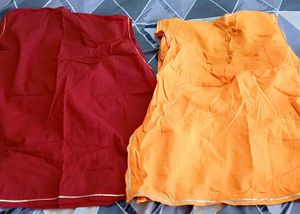 Combo of Two Kurti,kanchali +odhna set