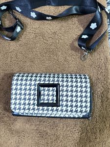 stylish block brick sling bag