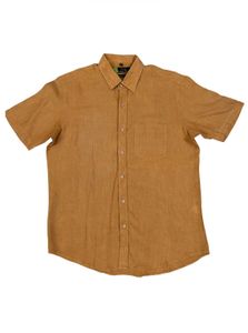 Men's Short Sleeve Linen Shirt