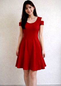 Red Fit & Flare Dress