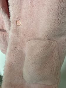 Pink Faux Fur Coat