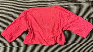 Hot Pink Tie-Front Kimono Top