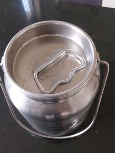 Vintage stainless  steel Milk Can