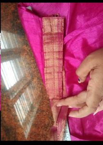 Beautiful Pink Banarasi Saree