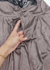 Satin hot Lace Nightie