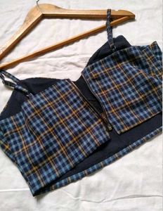 Checkered Crop Top(fixed price)
