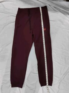 Burgundy Casual Pants