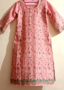 Pink Plazo Dress