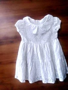 Cute White Lace Baby Dress