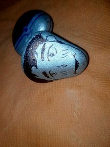 Hand-Painted Anime Character Rocks