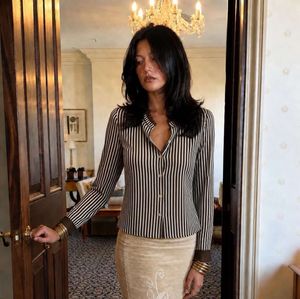 Vintage Striped Blouse