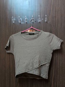 Ribbed crop top
