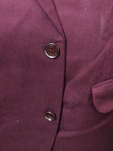 Deep Maroon Blazer Like New